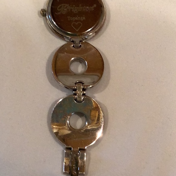 Brighton Topanga watch in black, brown, silver, new battery. Good condition. - Picture 7 of 9